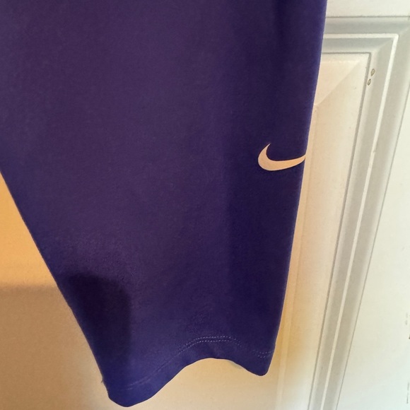 Nike DRI-FIT Womens Blue/Purple Leggings Size XL - Picture 2 of 5
